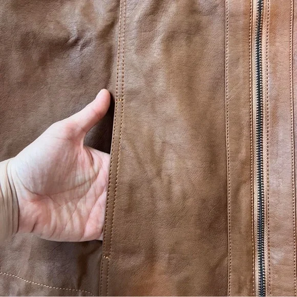 Clayton Dean Brown Leather Jacket - Picture 4 of 8